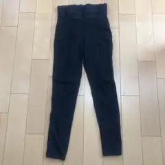 ZARAベーシックハイウエストレギパンセンタープレスxsブラック
