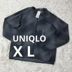 【新品】ユニクロ ドライEX UVカット フルジップパーカ XL 黒