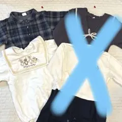 cottoli ロンパース 4点セット