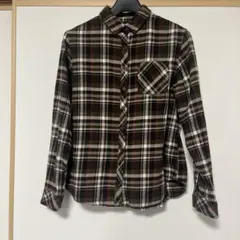 earth music&ecology チェック柄長袖シャツ