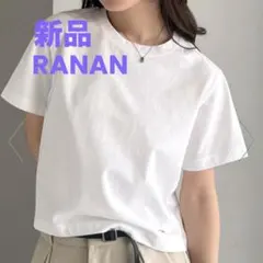 RANAN 多機能クロップドＴシャツ　ホワイトＭ