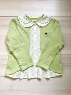 キムラタン ビケットクラブ◆重ね着風　長袖　ブラウスTシャツ130