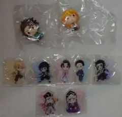 鬼滅の刃 一番くじ ちょこのっこフィギュア きゅんキャラアクリルチャーム 計9個