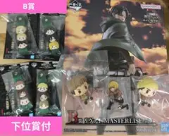【8点セット】進撃の巨人 リヴァイ MASTERLISE　 一番くじ B賞