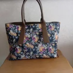 花柄　バック