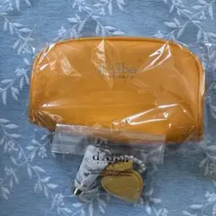 ダルバd'Alba キーリング　イエローポーチ