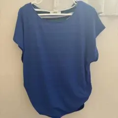 青色半袖カットソーのサムネイル