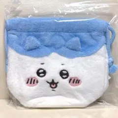 ちいかわ　ハチワレ　おかお巾着　巾着　フェイス巾着　ポーチ