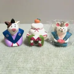 デコレ　コンコンブル　お正月　鏡餅　ごあいさつ