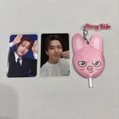 straykidsトェッキ　チャンビン　ブランケット　うちわカバー　グッズセット straykidsトェッキ チャンビン ブランケット うちわカバー