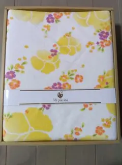 【新品、未使用】花柄綿毛布 140×200cm