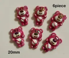 新作⭐︎おまけ付きロッツォ⭐︎ビーズ 6個セット 20mm