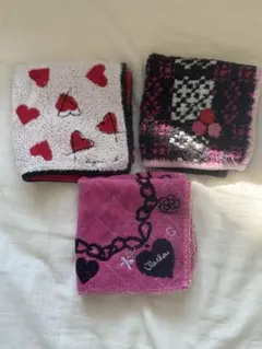 ANNA SUI アニエスベー　ハンカチ 3点セット