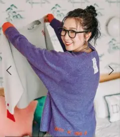 【be with M 】Misayo 配色ドルプルオーバー