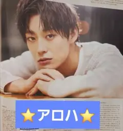JUNON12月号切り抜きアロハ