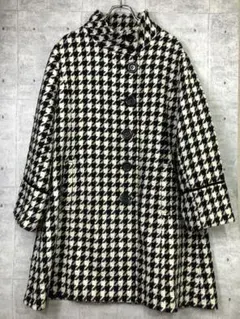 平成レトロ クラシカル ドーリー 浜あゆVIBES 古着 千鳥格子オーバーコート