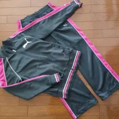 PUMA 濃グレー、ピンク ジャージ セット