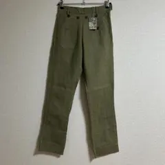 未使用タグ付　seraph blanc セラフ　スラックスパンツ　グリーン