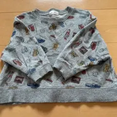 カーズ　グレー トレーナー 95cm
