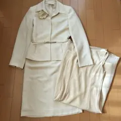 セレモニースーツ　ワンピース　ジャケット　スカート　コサージュ　入学式