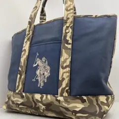 US Polo Assn. 迷彩柄トートバッグ