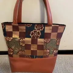 リメイク トートバッグ　　773 合皮コラボ