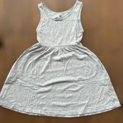 UNIQLO ノースリーブワンピース 130 グレー