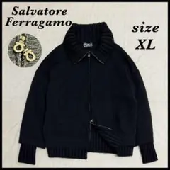 【美品✨希少】Salvatore Ferragamo ドライバーズニット XL