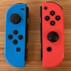 ジャンク　Switch Joy-Con LR ネオンブルー　ネオンレッド
