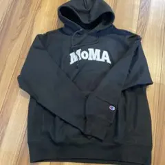 Champion MoMAロゴ パーカー Lサイズ 黒