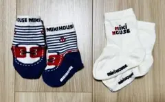 MIKIHOUSE ベビー靴下 9-10cm 11-13cm 2足セット