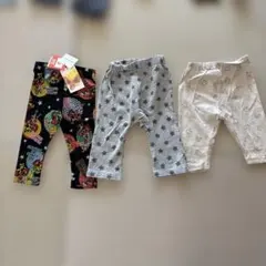 HYSTERIC MINI レギンスパンツ ➕モンキーパンツ＋西松屋7部丈パンツ
