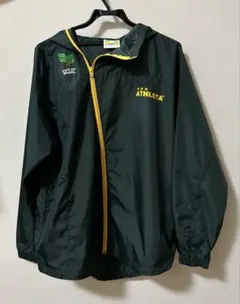 【未使用美品】ATHLETA ウィンドブレーカー ダークグリーン　 Lサイズ