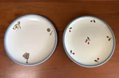 マニー　陶器 皿 プレート 2枚セットのサムネイル