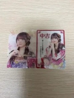 向井地美音 なんてったってAKB48缶バッジ 初夢ビッグスクラッチ クリア