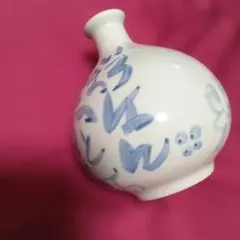 レトロ 手描き 花瓶 １輪挿し