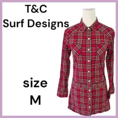 T＆CSURFDESICNS タウンアンドカントリー　長袖　シャツ　ワンピース