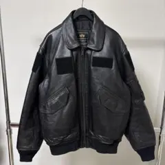 2009s alpha cwu leather bomber jacketのサムネイル