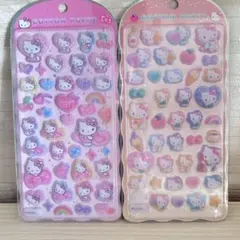 コットンパフィーシール キティ 2枚セット