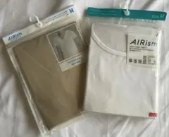 《未開封×2》UNIQLO メンズM ユニクロ マイクロメッシュ＆エアリズム