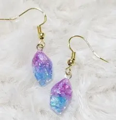 ②レジン・アレルギーSilver925・キラキラ・ハンドメイドピアス