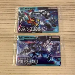 GUNDAM ガンプラパッケージアートグミ3 ゲルググ スガイ機・軍警ザク