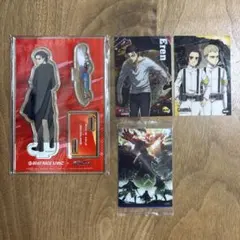 エレン アクリルスタンド 進撃の巨人　カード　ビジュアル　ウエハース
