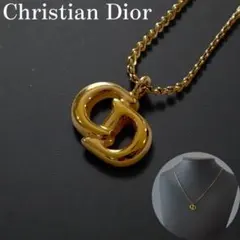 極美品✨Christian Dior ネックレス　ロゴ　ゴールド　ヴィンテージ