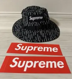 supreme military boonie black raindrop