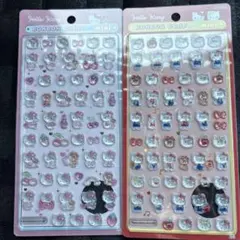 ほ*ろ様 ハローキティ ボンボンドロップミニシール 2シートセット