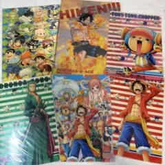 絶版 2008年ワンピース 非売品 ローソンオリジナルクリアファイル フル