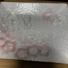 梅のh花模様 七宝焼き小皿5点セット