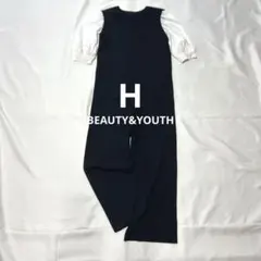 ＜H＞NO SLEEVE ALL IN ONE/オールインワン S 黒のサムネイル
