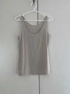 AIRism ベージュ タンクトップ M